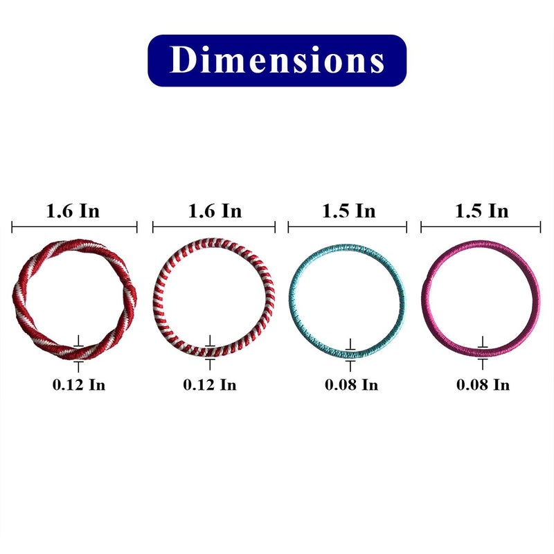 AwEx Colorful Hair Ties for Girls with Fine Hair - 120 PCS, Small,Multicolors and Multipatterns,Assorted in Brights and Pastels - Great for Kids as Christmas Gifts - Image 2